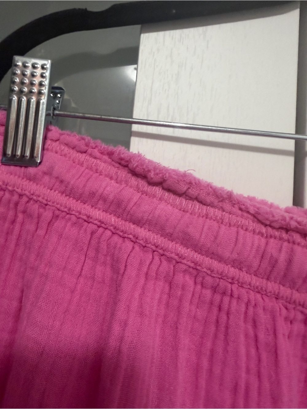 Aerie Gauze Tiered Mini Skirt Pink - Picture 7 of 9